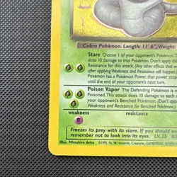 Pokemon Dark Arbok 2/82 Team Rocket 2000 60 HP Holo Rare Holo English - Image 5
