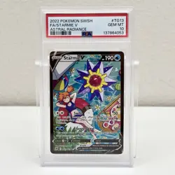 2022 Starmie V TG13/TG30 Astral Radiance Trainer Gallery Full Art Card PSA 10 - Image 1
