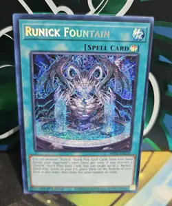 Yugioh Runick Fountain Prismatic Secret MP23-EN239 1st Near Mint - Image 1