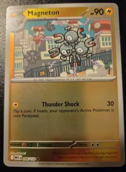 Magneton 046/132 Reverse Holo Common Mega Evolution Pokemon TCG - Image 1