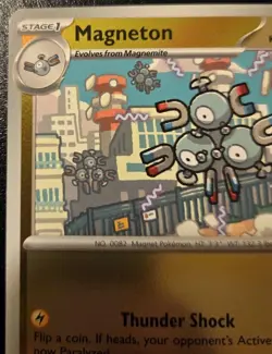 Magneton 046/132 Reverse Holo Common Mega Evolution Pokemon TCG - Image 2