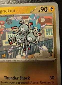 Magneton 046/132 Reverse Holo Common Mega Evolution Pokemon TCG - Image 3