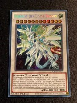 Yugioh - 1x Stardust Sifr Divine Dragon - BLMM-EN151 - Secret Rare - NM - Image 1