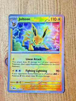 Pokemon TCG Prismatic Evolutions - Jolteon 029/131 - Pokeball Reverse - NM - Image 1