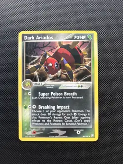 Pokemon Card EX Team Rocket Returns Dark Ariados 30/109 - Image 1
