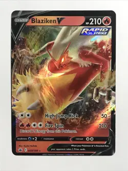 Pokemon TCG Chilling Reign 020/198 - Blaziken V - Ultra Rare - NM - Image 1