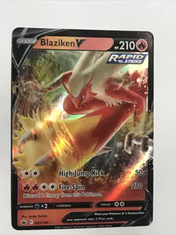 Pokemon TCG Chilling Reign 020/198 - Blaziken V - Ultra Rare - NM - Image 3