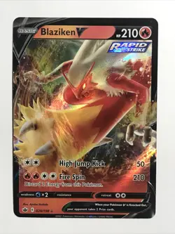 Pokemon TCG Chilling Reign 020/198 - Blaziken V - Ultra Rare - NM - Image 5