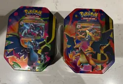 Pokemon TCG: Mega Charizard ex Tins X + Y - Set of 2 | New & Sealed - Image 1