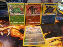 Pokemon Go Radiant Charizard, Blastoise, Venusaur Trio English Set With Eevee - Image 1