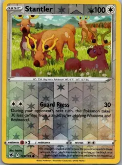 Stantler 125/189 - Pokemon - Astral Radiance - Reverse Holo - NM/M - Image 1