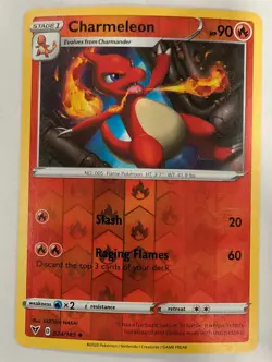 Charmeleon 024/185 Vivid Voltage Pokemon Reverse Holo Foil Nice! - Image 1