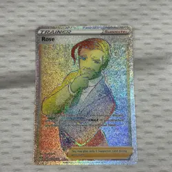 Pokemon TCG Rose Full Art Darkness Ablaze 196/189 Rainbow Rare Near Mint - Image 1