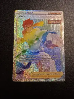 Bruno 172/163 Full Art Trainer Secret Rainbow Rare Battle Styles Pokemon - Image 1