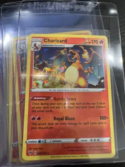 Pokemon TCG Charizard Vivid Voltage 025/185 Exclusive Cracked Ice Holo LOT of 10 - Image 1