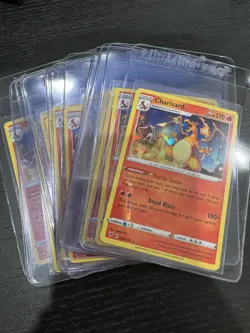 Pokemon TCG Charizard Vivid Voltage 025/185 Exclusive Cracked Ice Holo LOT of 10 - Image 2