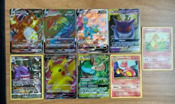 Pokemon Sammlung Booster Frisch Gengar Pikachu Alt - Full Art Neu Charizard - Image 1