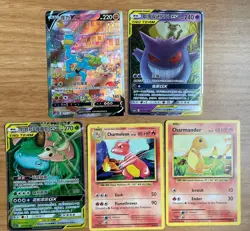 Pokemon Sammlung Booster Frisch Gengar Pikachu Alt - Full Art Neu Charizard - Image 3