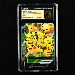 CGC 10 Pristine 2021 Pokemon CHN Pikachu V-UNION s8aF E 027/028 RRR - Image 1