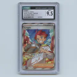 Crispin 164/142 Ultra Rare, Trainer - Stella Crown | CGC 9.5 | Pokemon TCG - Image 1