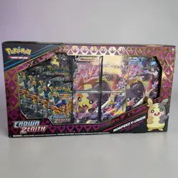 POKEMON TCG Crown Zenith Premium Treasures Morpeko V Union Factory Box 820650851919 - Image 1