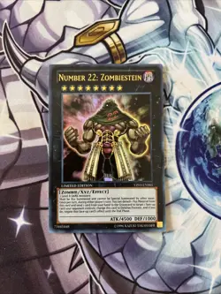 (YCL) Yugioh Number 22: Zombiestein YZ03-EN001 Ultra Rare Zexal Manga Promo VLP - Image 1