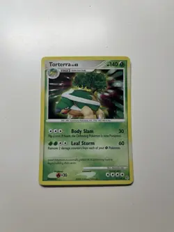 Torterra 17/130 Holo Rare Pokemon Diamond & Pearl - NM WITH 🌀 SWIRL 🌀 - Image 2