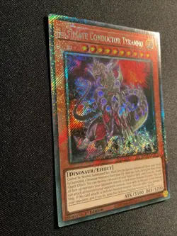 Yugioh - Ultimate Conductor Tyranno (Platinum Secret Rare) RA04-EN287 - NM - Image 2