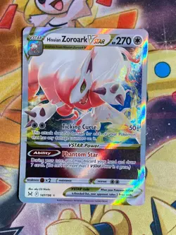 Pokemon TCG Hisuian Zoroark VSTAR Sword & Shield Lost Origin 147/196 Holo NM - Image 1