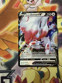 Pokemon Hisuian Zoroark V 146/196 LOR Lost Origin NM - Image 1