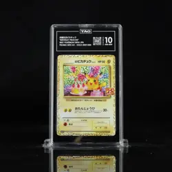 2021 Pokemon Japanese 25th Anniversary Promo Pack Birthday Pikachu 007 TAG 10 - Image 1