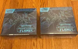 Pokemon TCG: Phantasmal Flames Factory Sealed Elite Trainer Box ~ Lot of 2 - Image 1