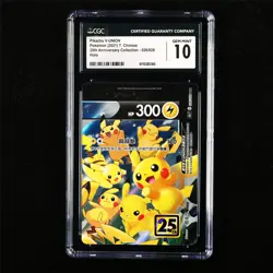 CGC 10 GEM MINT 2021 Pokemon CHN Pikachu V-UNION s8aF E 026/028 RRR - Image 1
