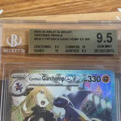 Cynthia’s Garchomp 232/182 SIR Destined Rivals BGS 9.5 GEM MINT - Pokemon - Image 2
