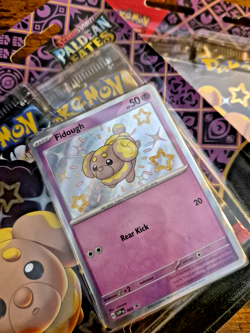 LOT of 2 Pokemon Paldean Fates Tech Sticker Packs Fidough 6 Boosters 190282.1 - Image 5