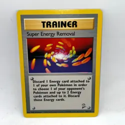 Super Energy Removal 108/130 Rare Base Set 2 Pokemon Lightly Played - Image 1