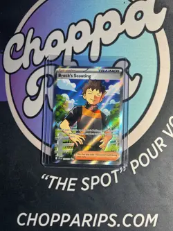 Pokemon Journey Together Brock’s Scouting Full Art Ultra Rare Holo #179/159 - Image 1