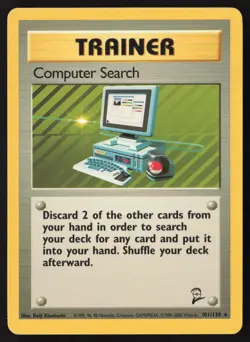 Computer Search 101/130 Pokemon Base Set 2 - Image 1