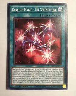 Rank-Up-Magic - The Seventh One LED9-EN014 Duels From The Deep Yugioh! 1st Ed NM - Image 1