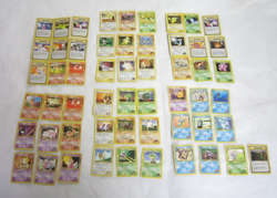Pokemon Cards Gym Heroes Job Lot English WOTC Bundle x55 NM incl Rares Kanto - Image 1