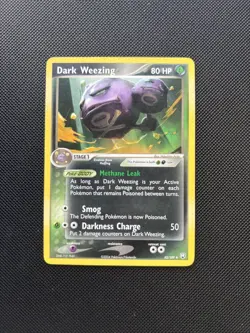 Pokemon Card EX Team Rocket Returns Dark Weezing 42/109 - Image 1