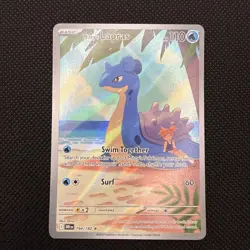 Pokemon TCG Holo Misty's Lapras Card NM IR 194/182 Sv10: Destined Rivals - Image 1