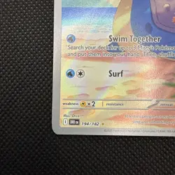 Pokemon TCG Holo Misty's Lapras Card NM IR 194/182 Sv10: Destined Rivals - Image 3