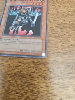D.D. Warrior Lady DCR-027 Dark Crisis Unlimited Yugioh Trading Card LP - Image 2
