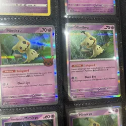 Pokemon Cards Mimikyu Bundle cards x9. LP - Image 5