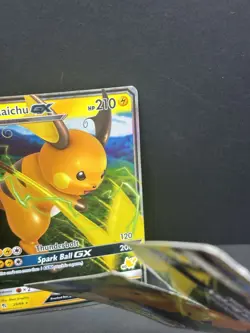 2x Raichu GX 20/68 Hidden Fates Holo Pokemon Cards Lot – Damaged/Played - Image 2