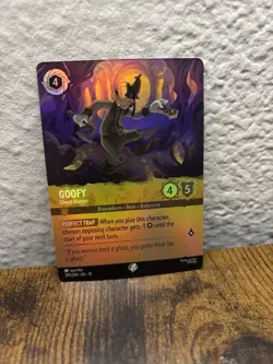 Disney Lorcana Goofy-Ghost Hunter Character Card [Foil] 205/204 TCG - Image 1