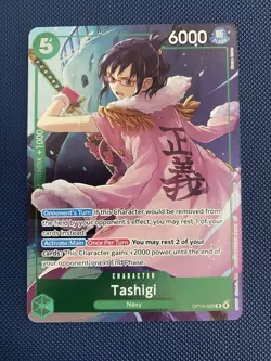 Tashigi OP14-029 R Dash Pack Promo ENGLISH One Piece TCG Card - Image 1