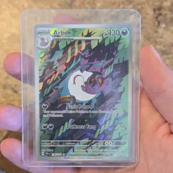 Pokemon TCG Arbok TEF EN 176/162 Holo Creature Card Dark Type 2024 English - Image 1