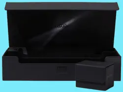 ULTIMATE GUARD SUPERHIVE BLACK MONOCOLOR XENOSKIN 550+ CASE Card Storage Box ccg - Image 1
